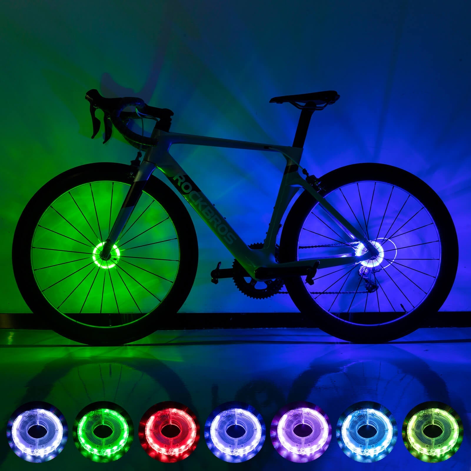Multi Colored Bike Hub Light - OVERLANDERS Outfitter
