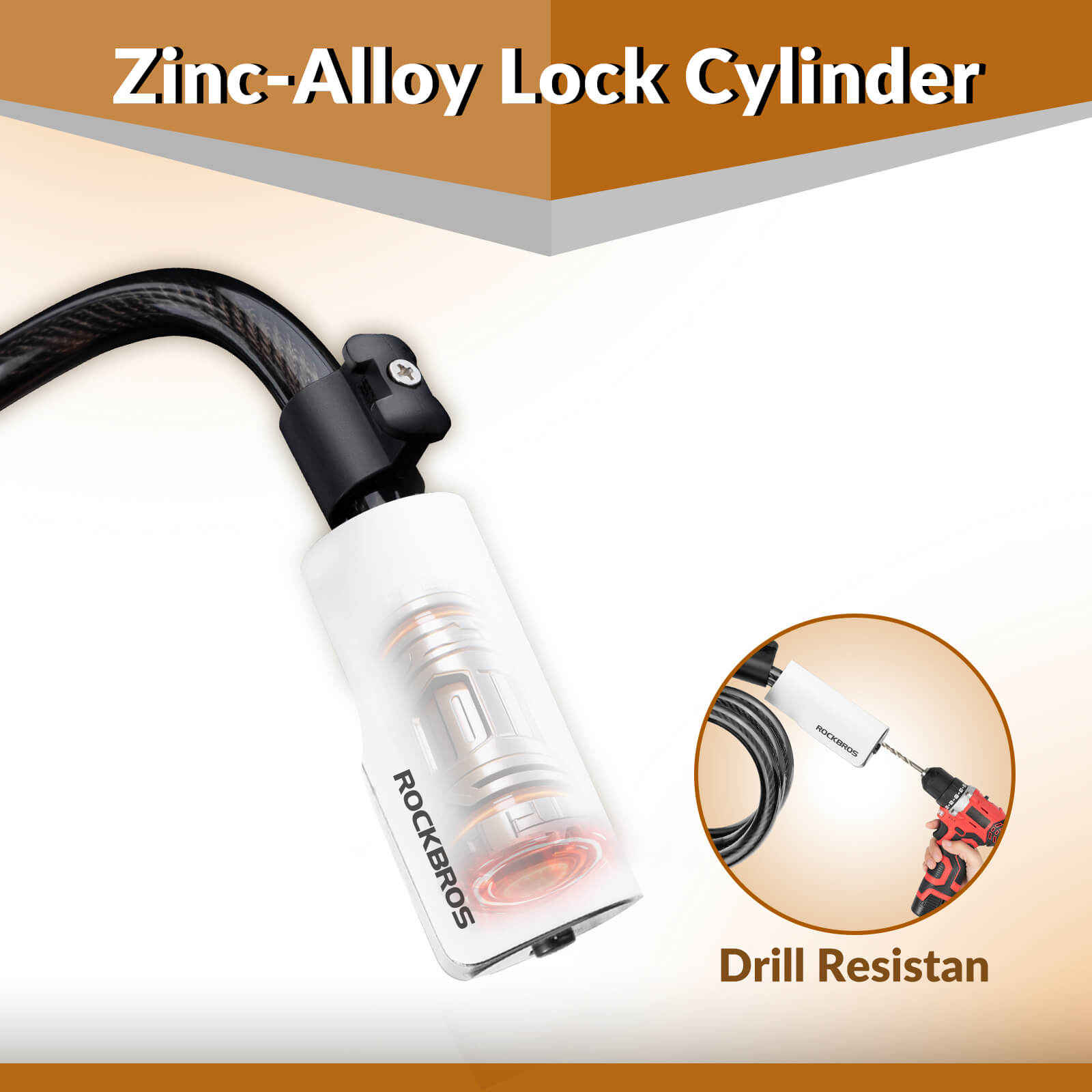 Bike Lock with Key - OVERLANDERS Outfitter