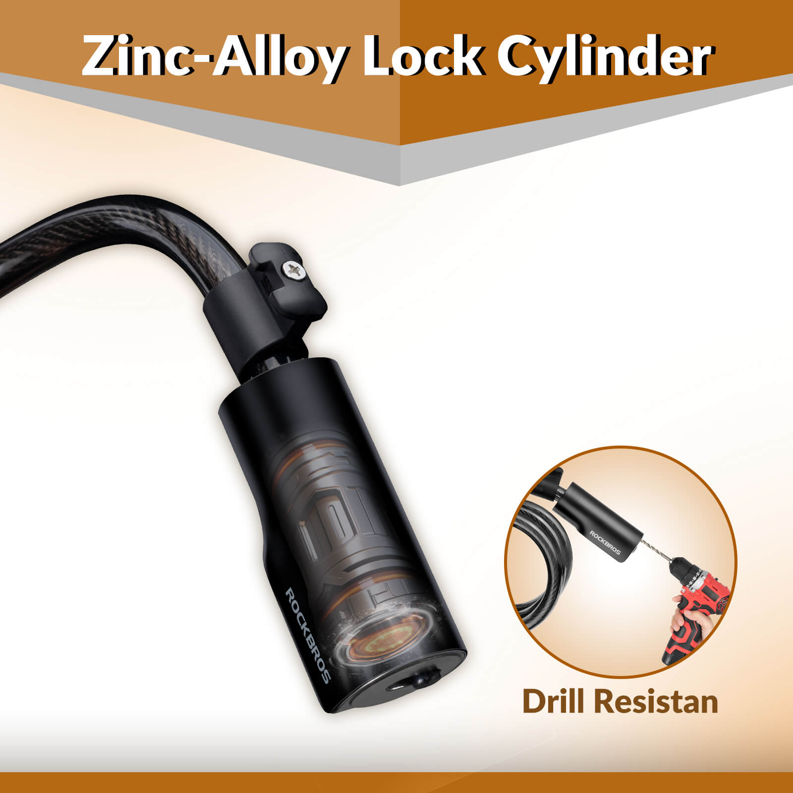 Bike Lock with Key - OVERLANDERS Outfitter