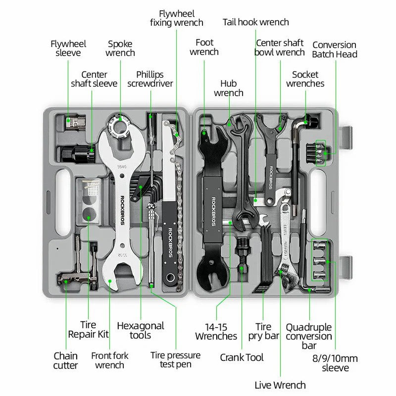 44-in-1 Bike Multi-Tool Kit - OVERLANDERS Outfitter
