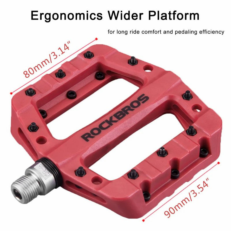 High-Speed Bearing Nylon Bike Pedals - OVERLANDERS Outfitter