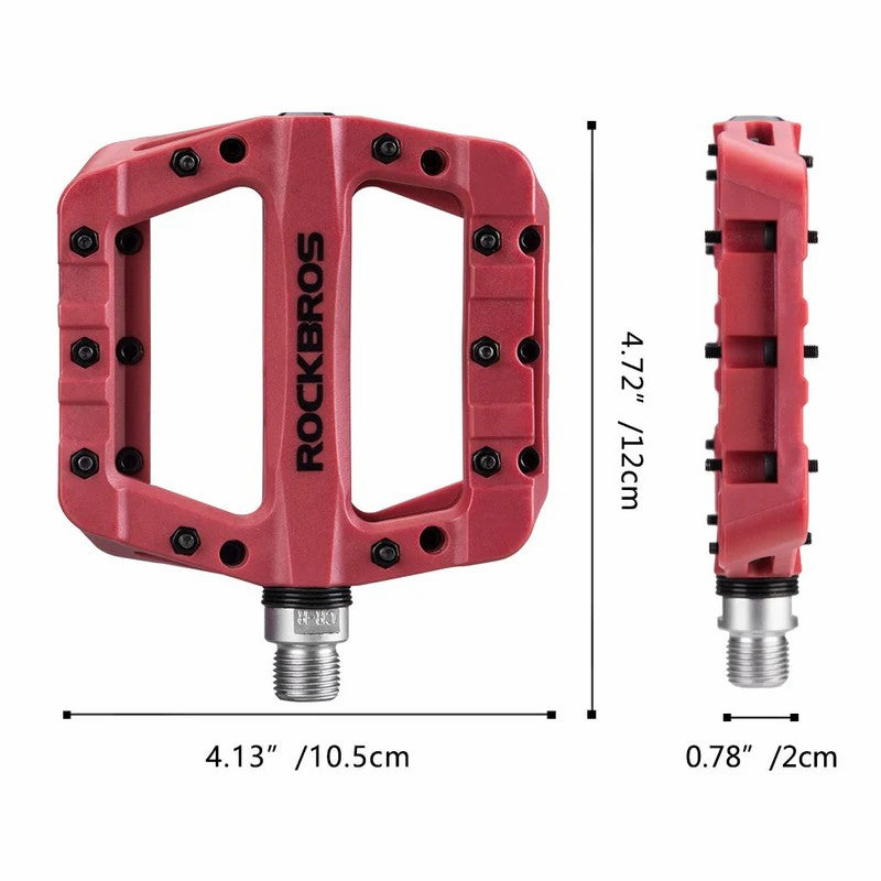 High-Speed Bearing Nylon Bike Pedals - OVERLANDERS Outfitter