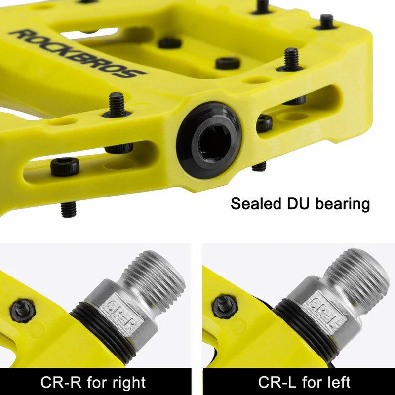 High-Speed Bearing Nylon Bike Pedals - OVERLANDERS Outfitter