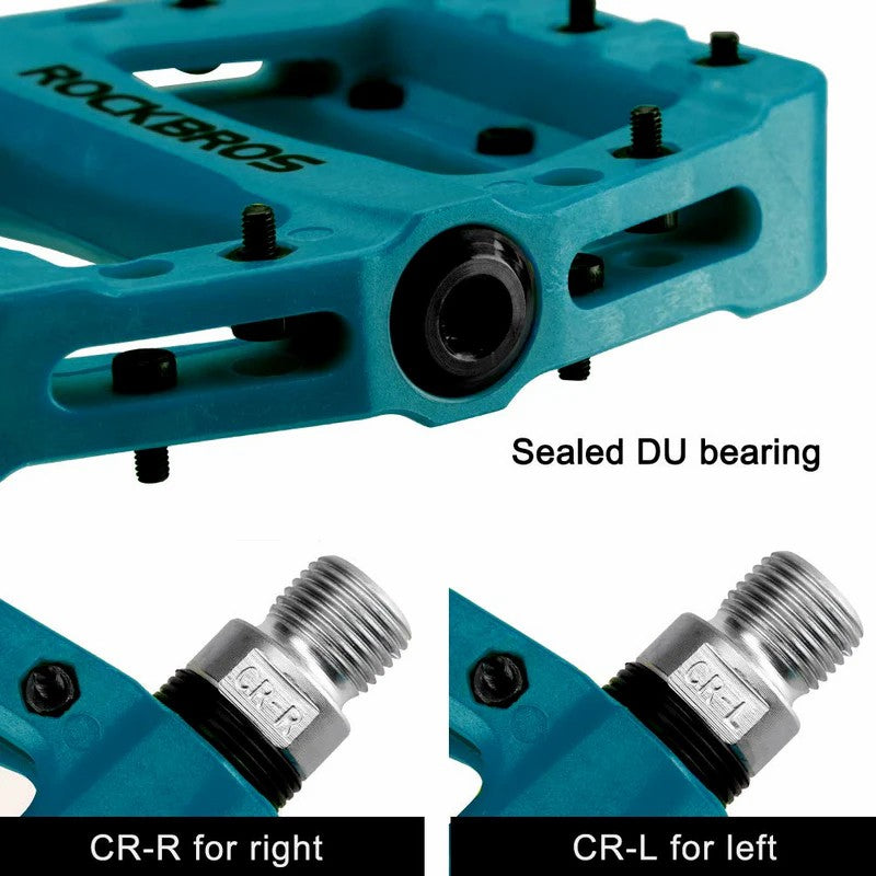 High-Speed Bearing Nylon Bike Pedals - OVERLANDERS Outfitter
