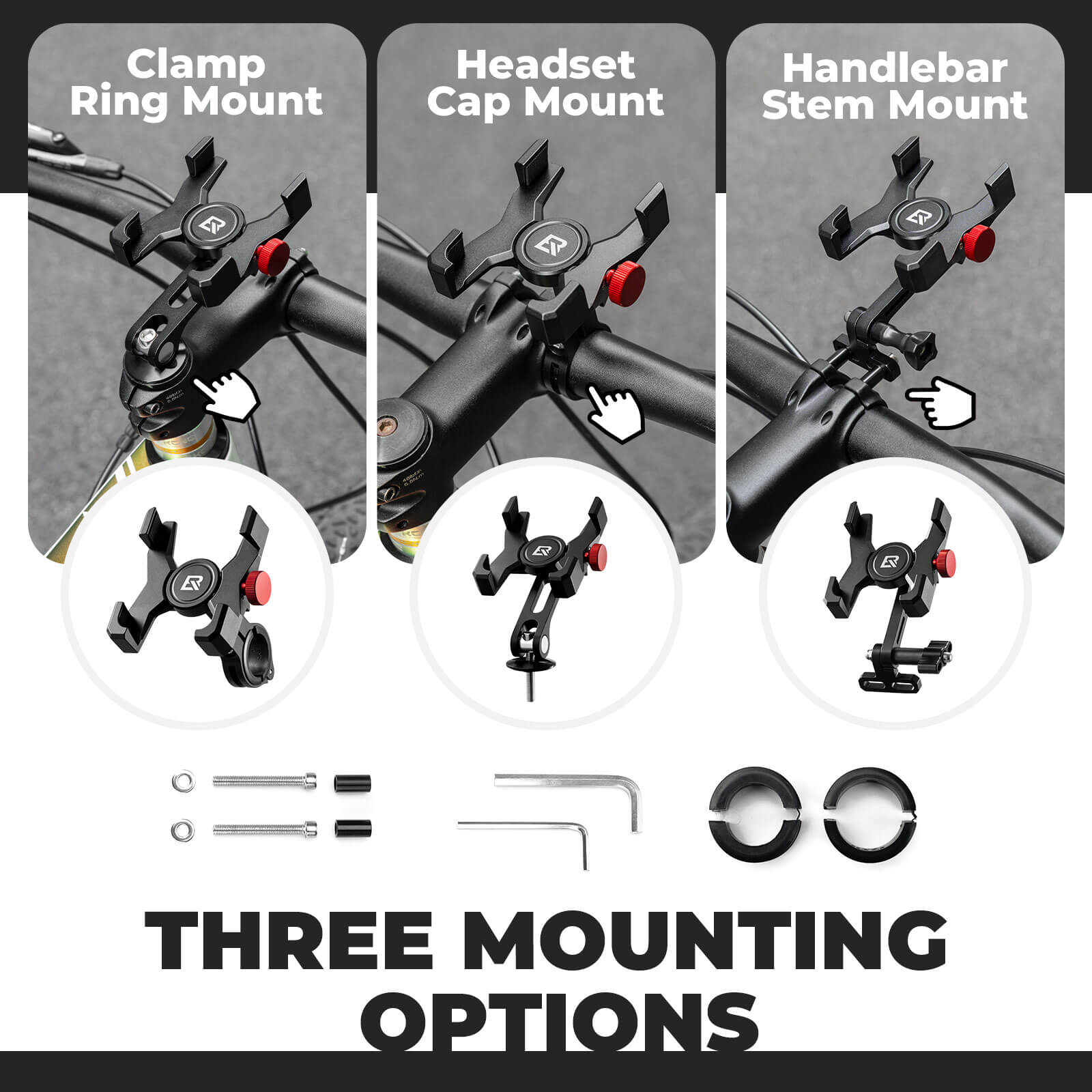 Aluminum Bike Phone Holder - OVERLANDERS Outfitter