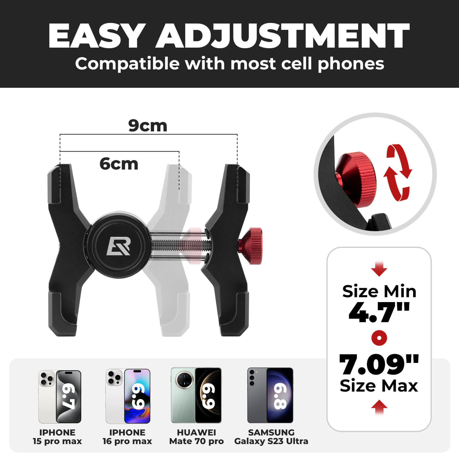 Aluminum Bike Phone Holder - OVERLANDERS Outfitter