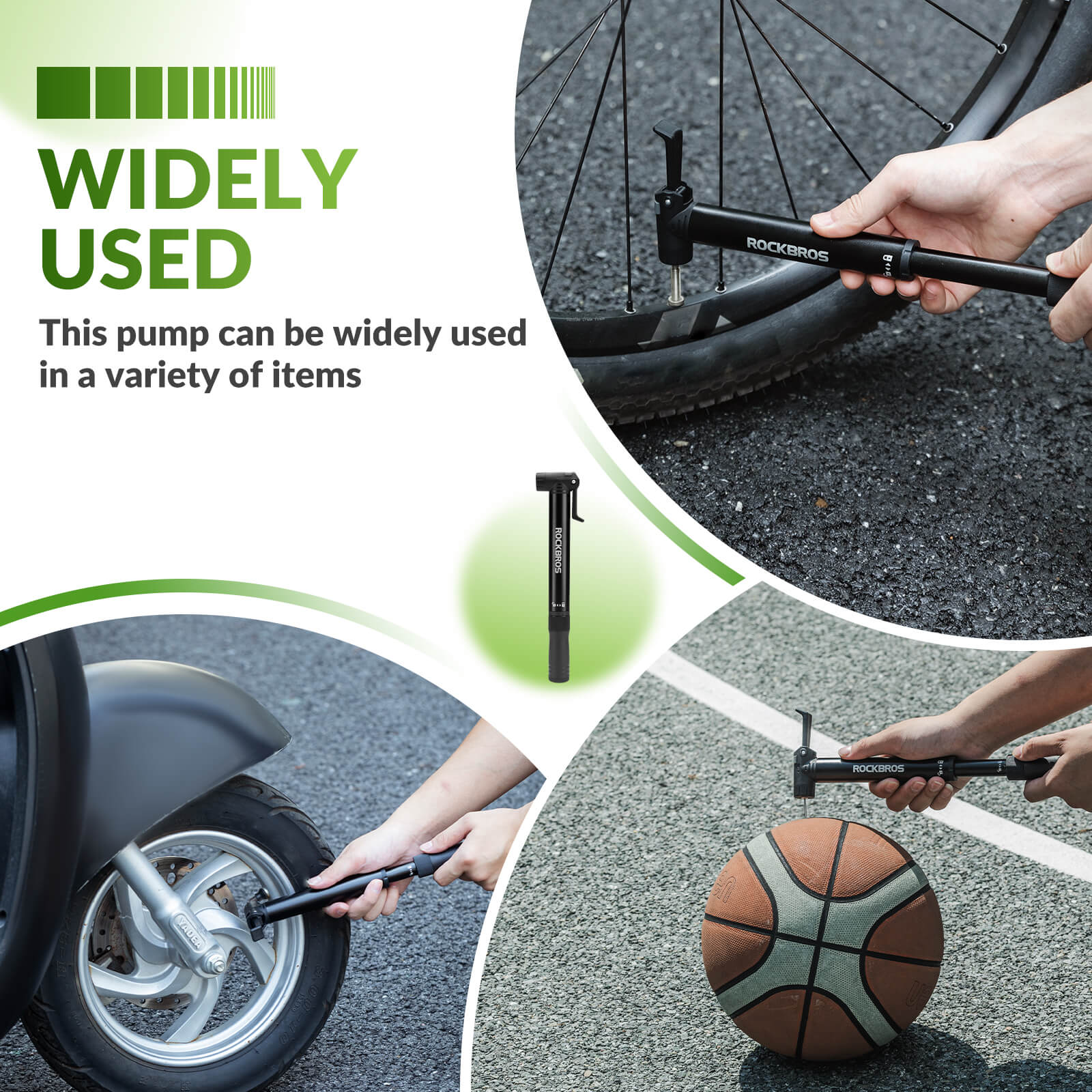 Portable Bike Pump - 80 PSI High Pressure - OVERLANDERS Outfitter