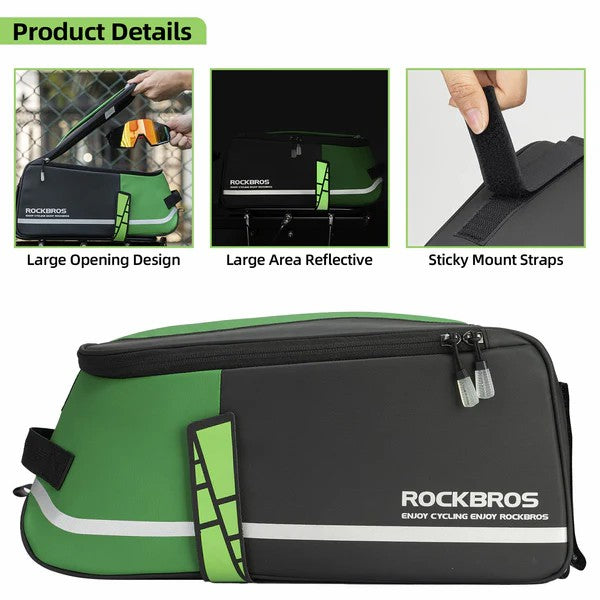 Multifunctional Bike Rear Rack Bag - 4L - OVERLANDERS Outfitter