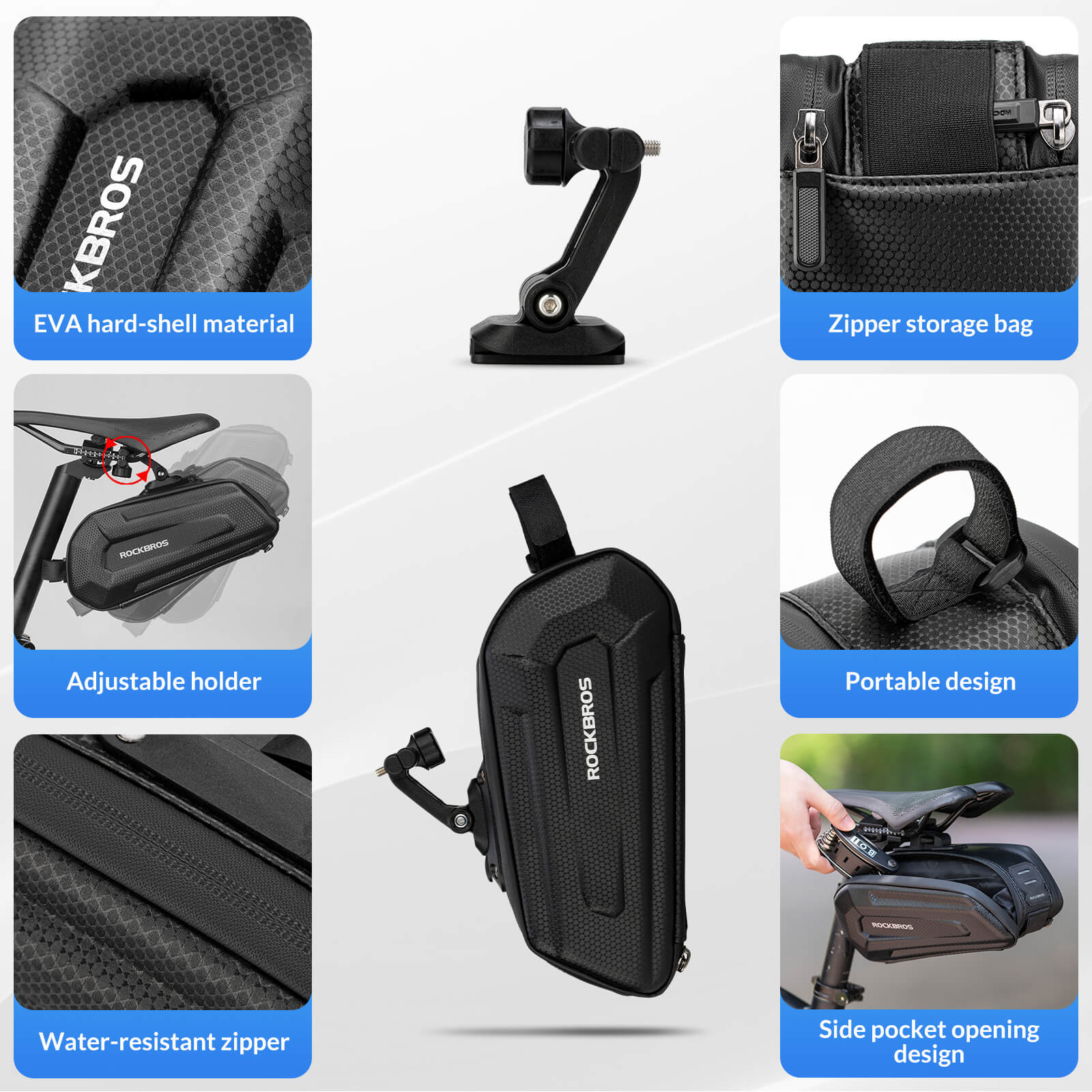 Bike Saddle Bag Hard Shell 1.7L - OVERLANDERS Outfitter