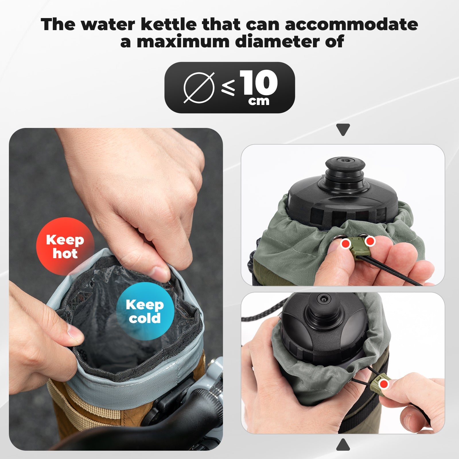 Bike Water Bottle Bag - 1.2L - OVERLANDERS Outfitter