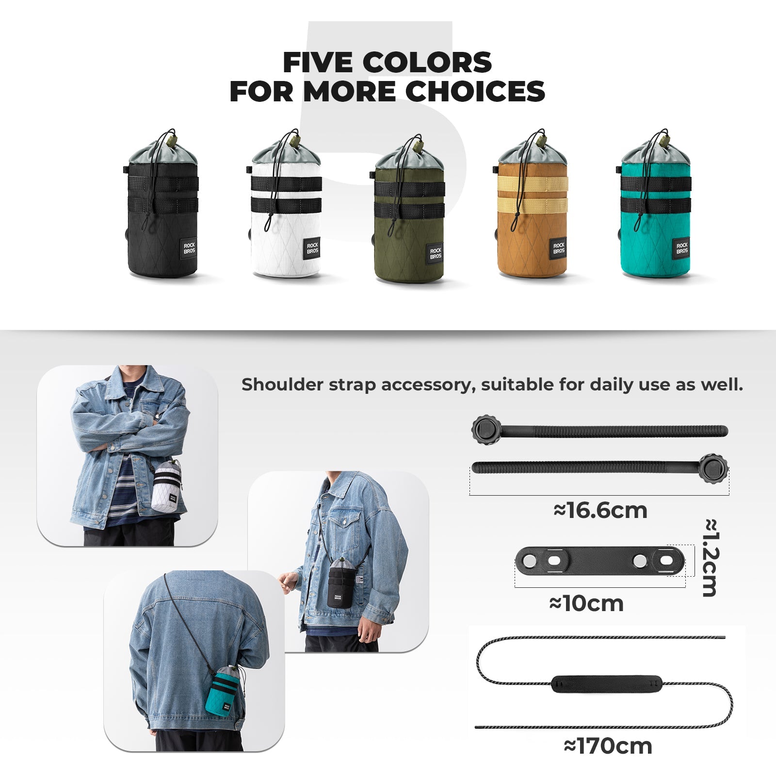 Bike Water Bottle Bag - 1.2L - OVERLANDERS Outfitter