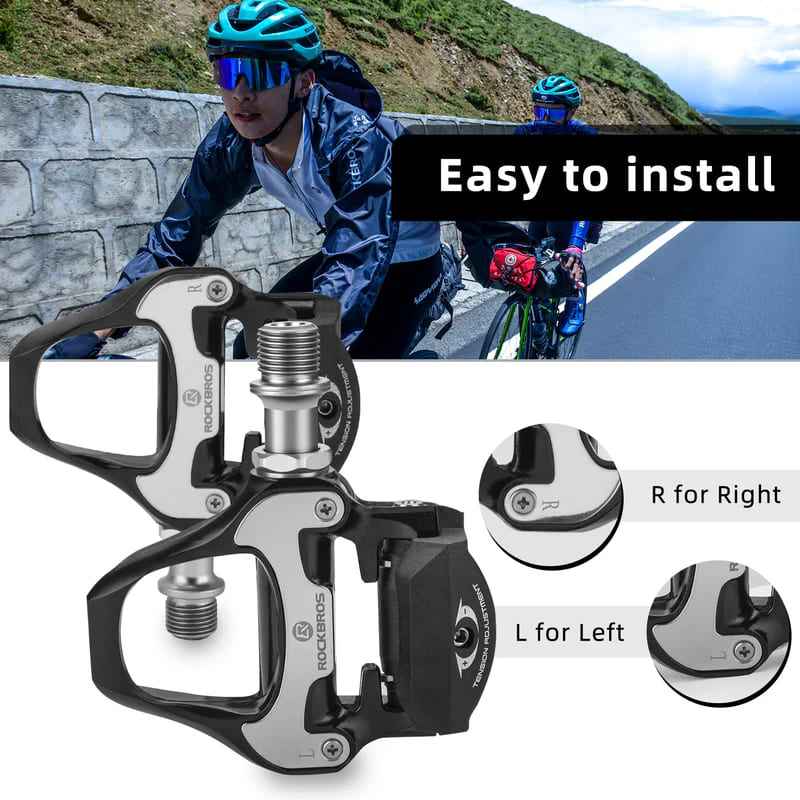 Black Aluminum Road Pedal (SPD-SL Compatible) - OVERLANDERS Outfitter