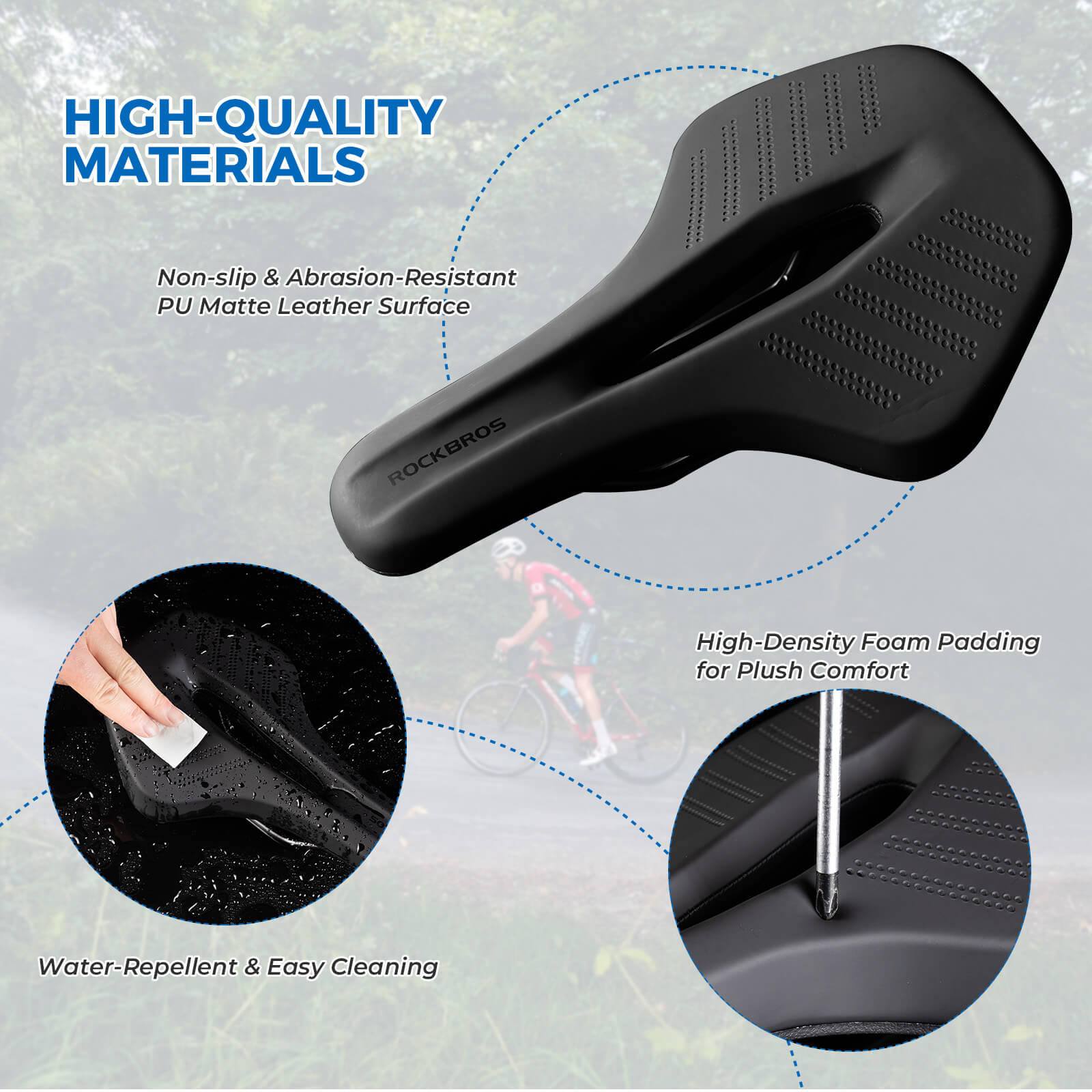 Breathable & Ergonomic Bike Seat - OVERLANDERS Outfitter