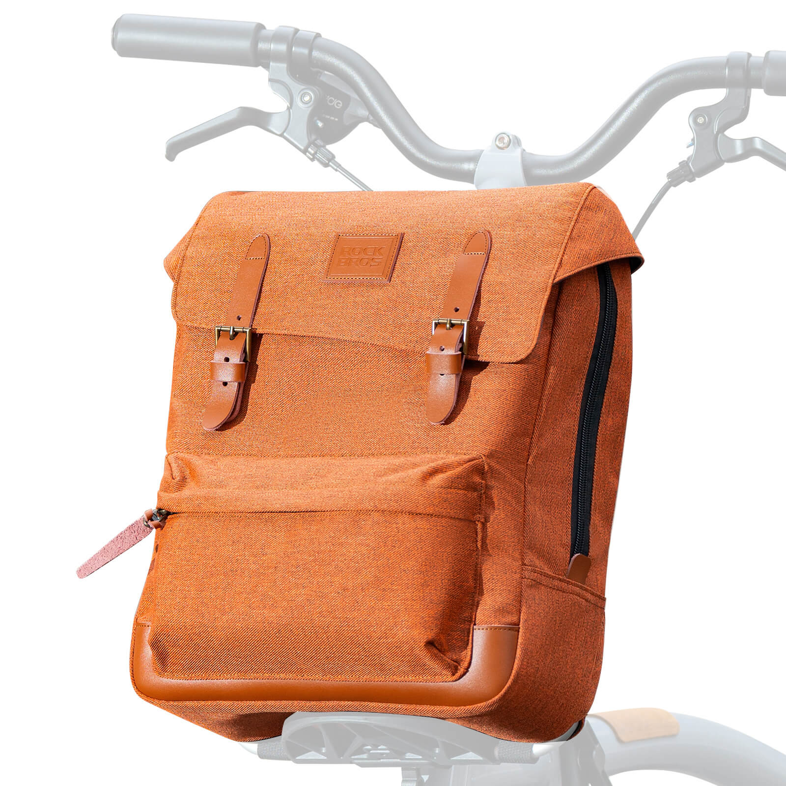 Folding Bike Handlebar Bag Backpack - 8.3L - OVERLANDERS Outfitter