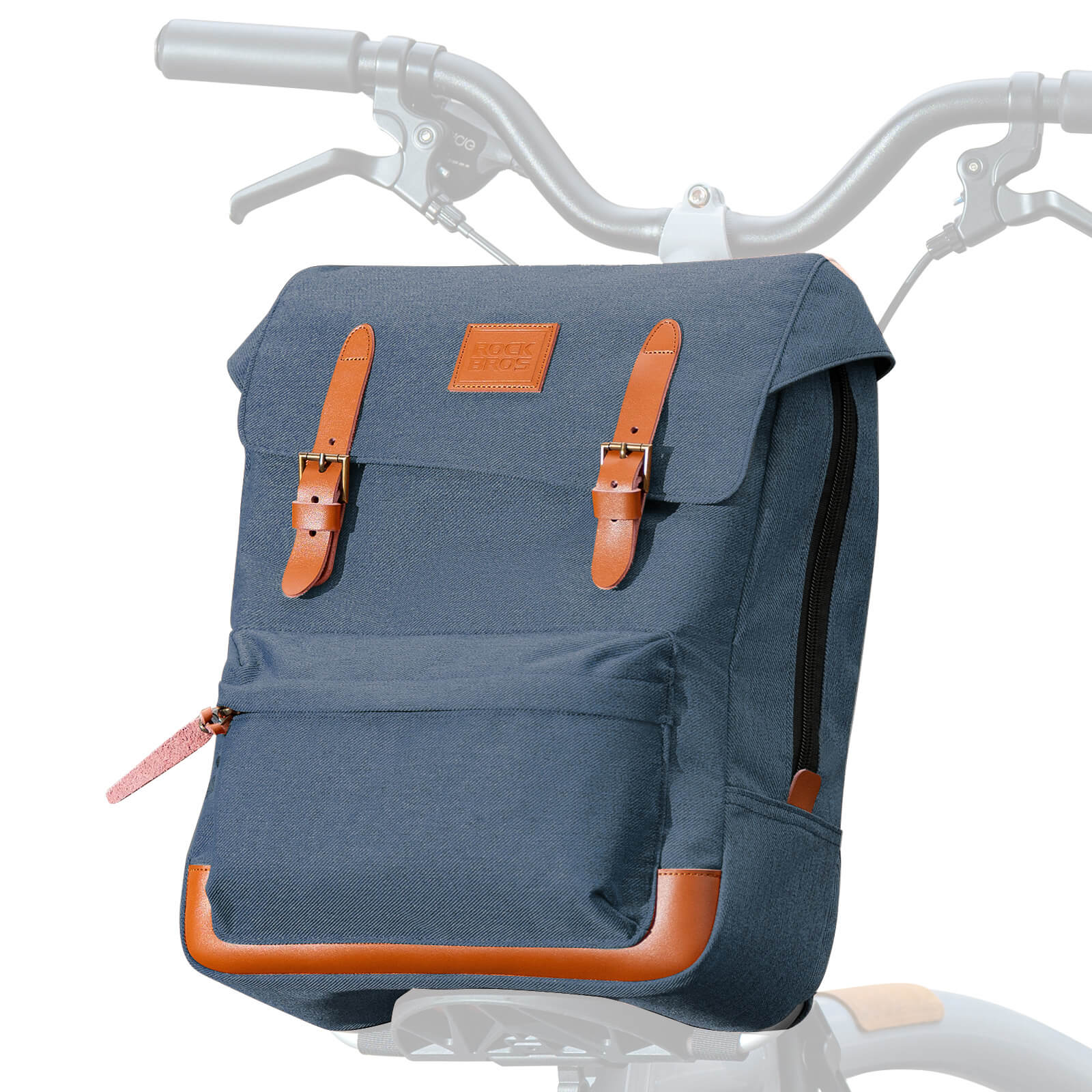 Folding Bike Handlebar Bag Backpack - 8.3L - OVERLANDERS Outfitter