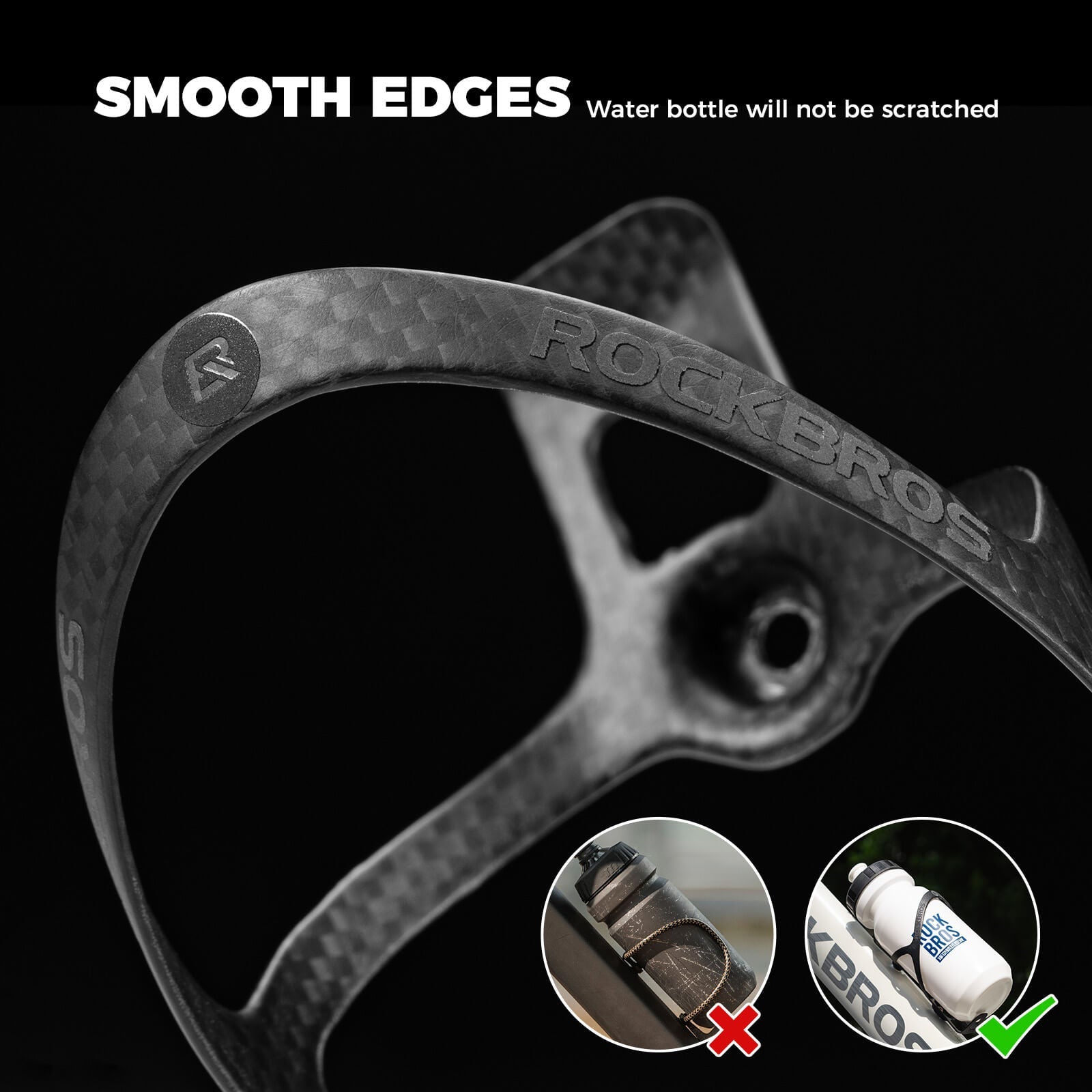 Carbon Fiber Bike Water Bottle Cage - OVERLANDERS Outfitter