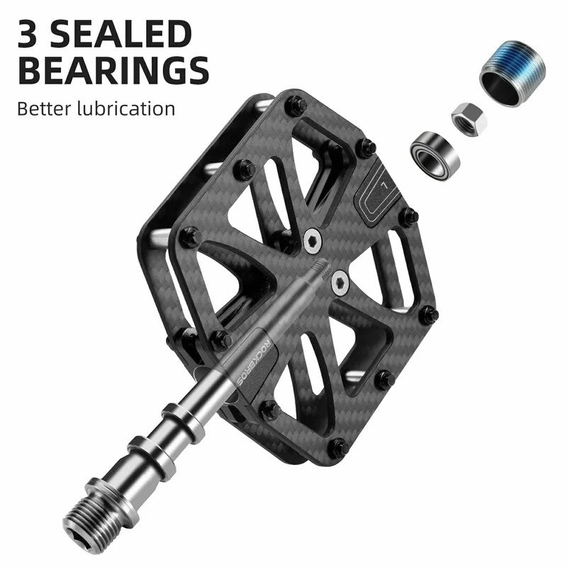 Carbon Fiber Lightweight Bicycle Pedals - OVERLANDERS Outfitter