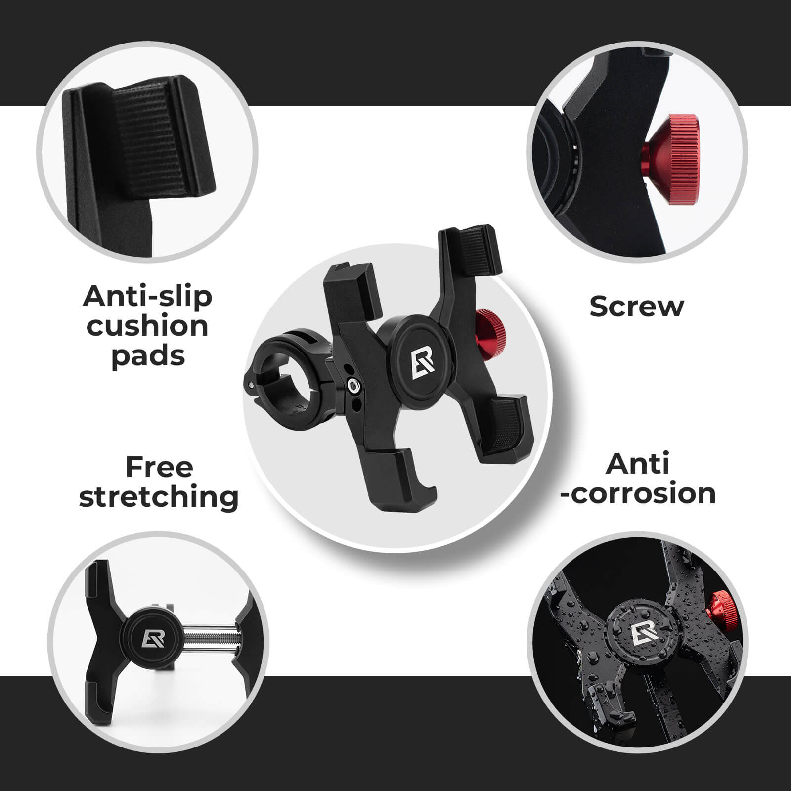Aluminum Bike Phone Holder - OVERLANDERS Outfitter