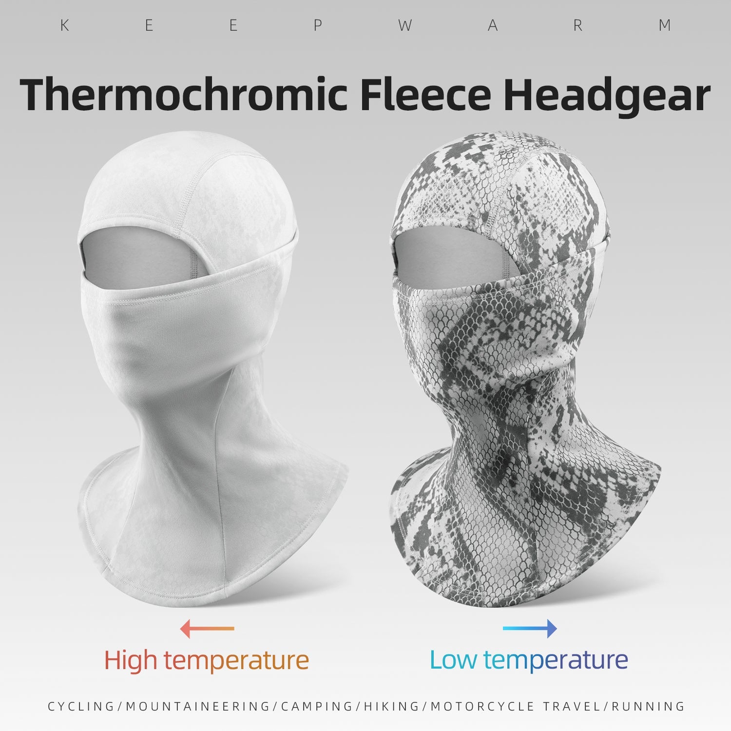Thermochromic Fleece Balaclava - OVERLANDERS Outfitter