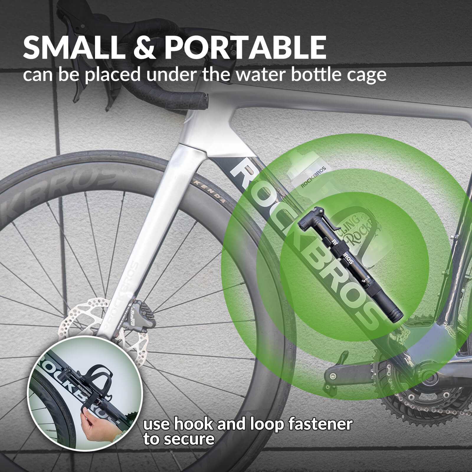 Portable Bike Pump - 80 PSI High Pressure - OVERLANDERS Outfitter