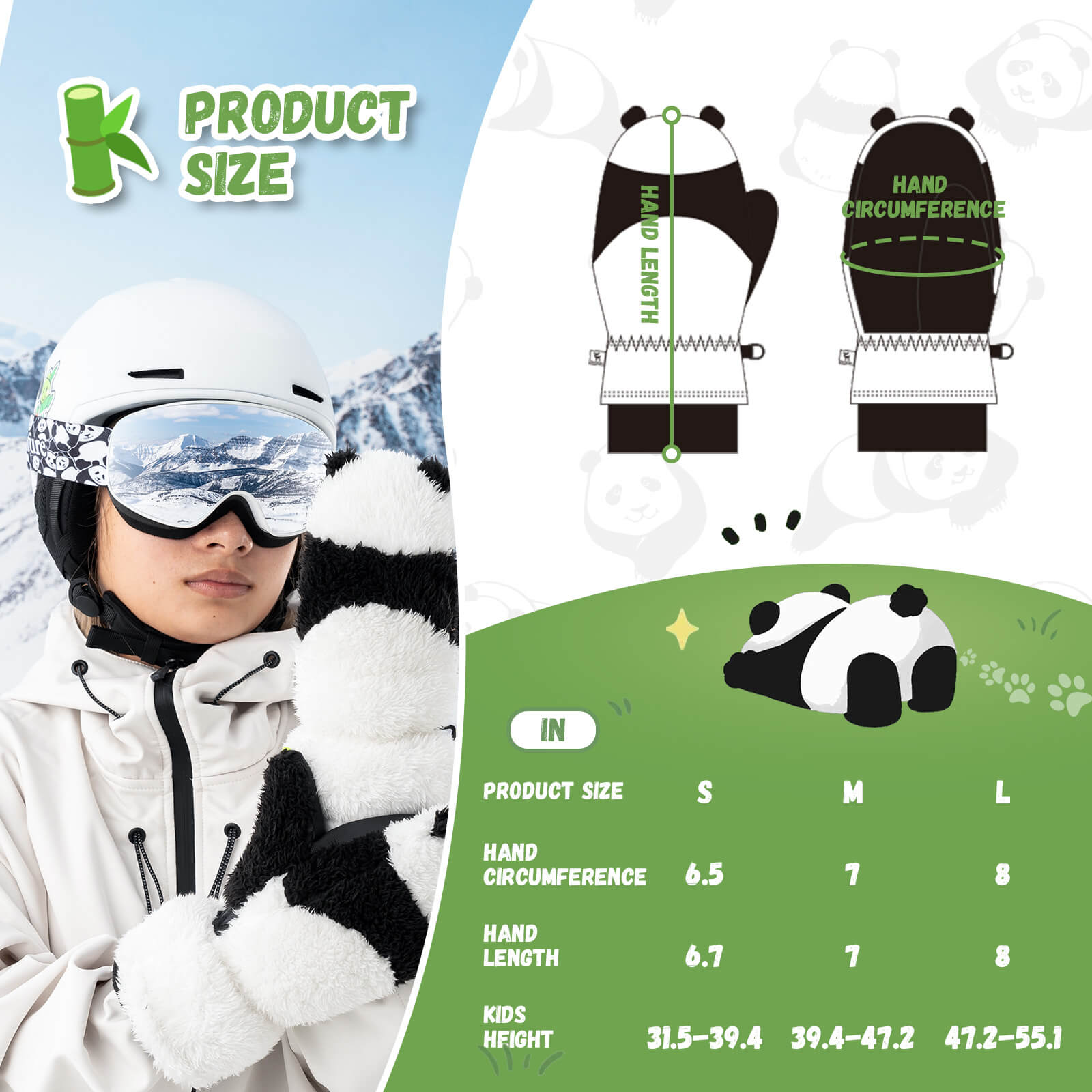 Panda Ski Gloves - OVERLANDERS Outfitter