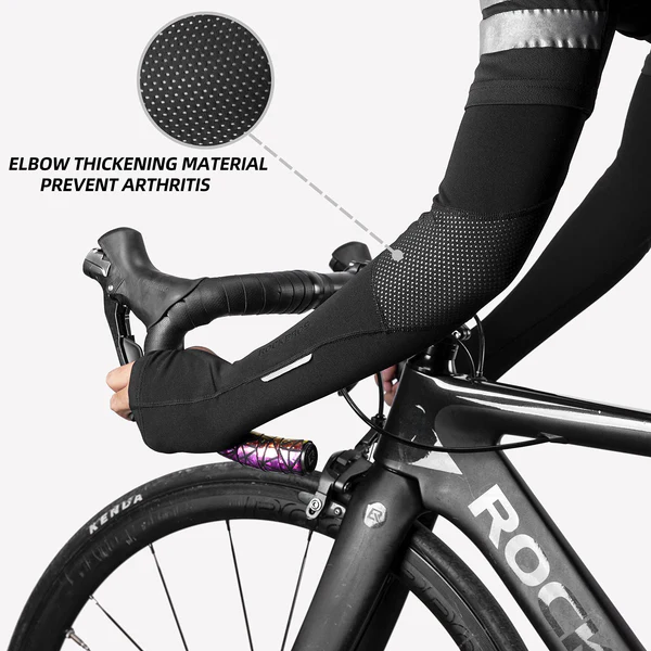 Cycling Arm Warmers Thermal Sleeves with Thumb Holes Unisex - OVERLANDERS Outfitter