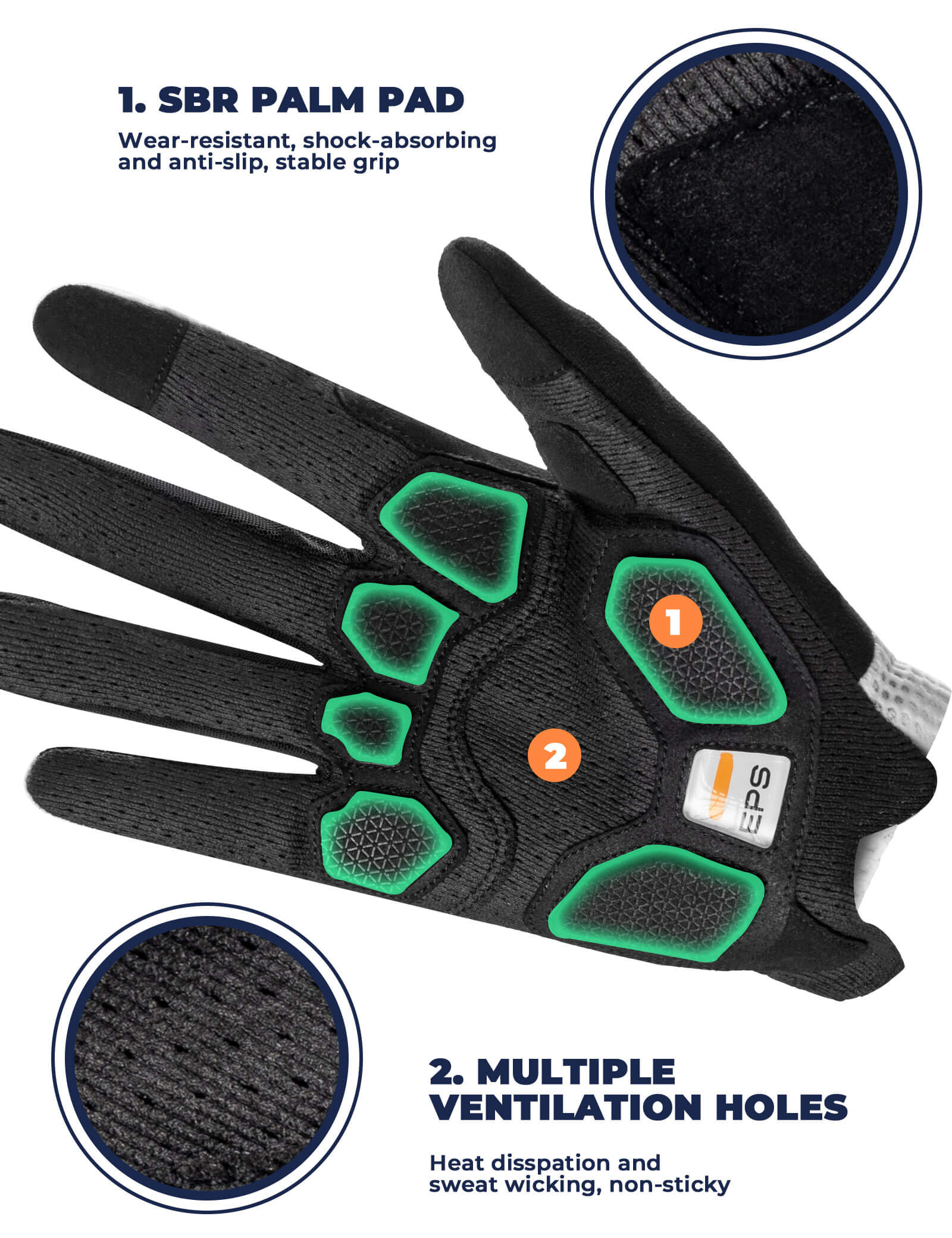 ROAD TO SKY EPS Long Finger Cycling Gloves - OVERLANDERS Outfitter