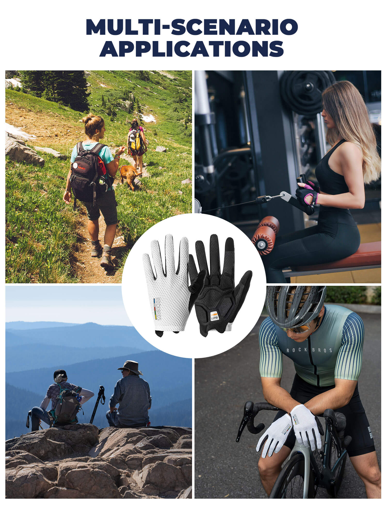 ROAD TO SKY EPS Long Finger Cycling Gloves - OVERLANDERS Outfitter