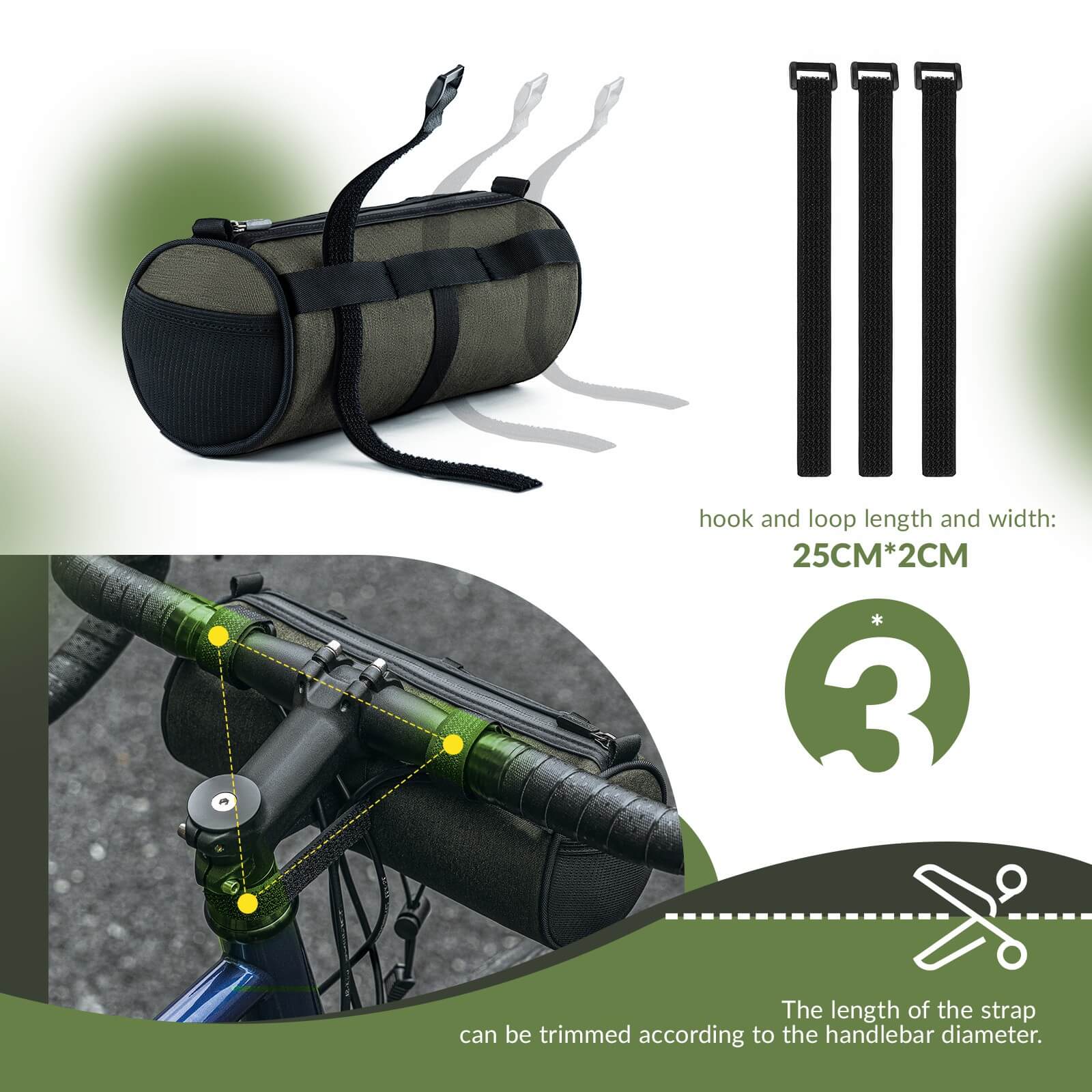 Bike Handlebar Roll Bag - 2L - OVERLANDERS Outfitter