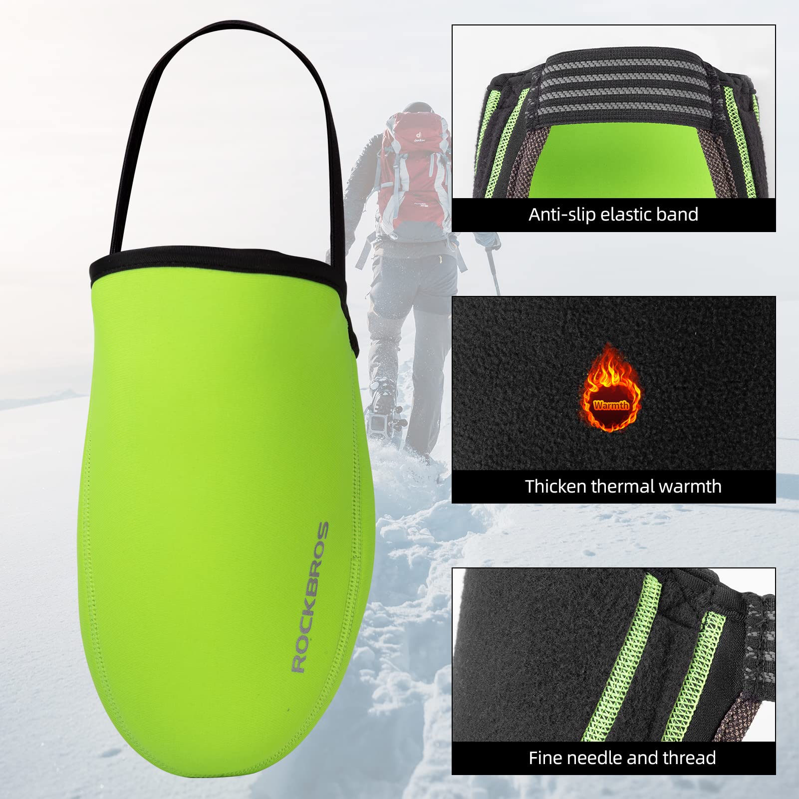 Cycling Shoe Toe Covers Unisex Cold Weather Overshoes - OVERLANDERS Outfitter