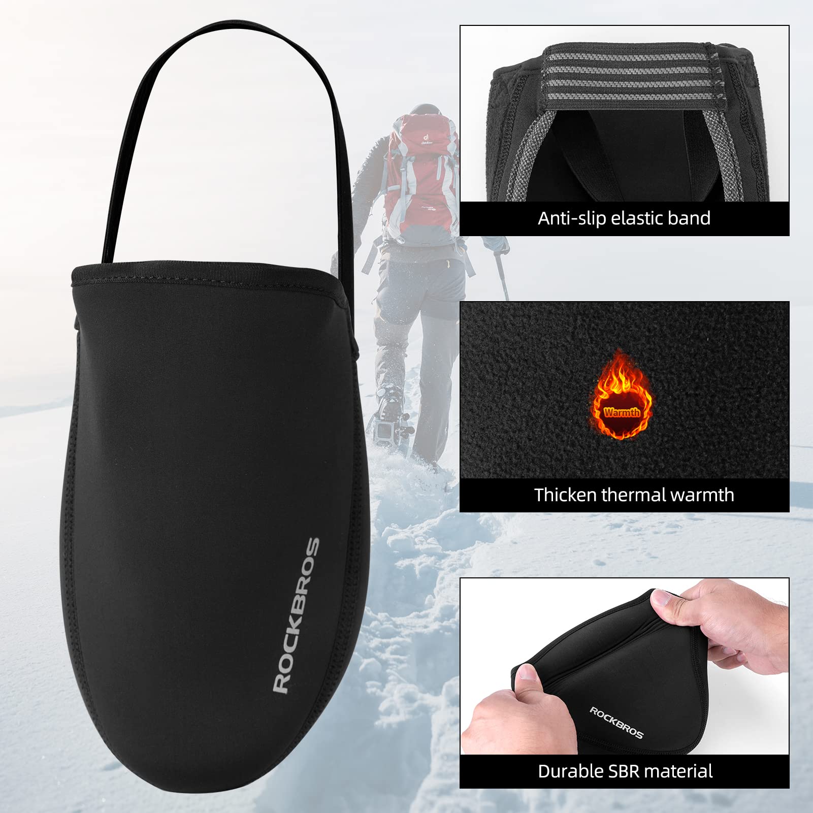 Cycling Shoe Toe Covers Unisex Cold Weather Overshoes - OVERLANDERS Outfitter