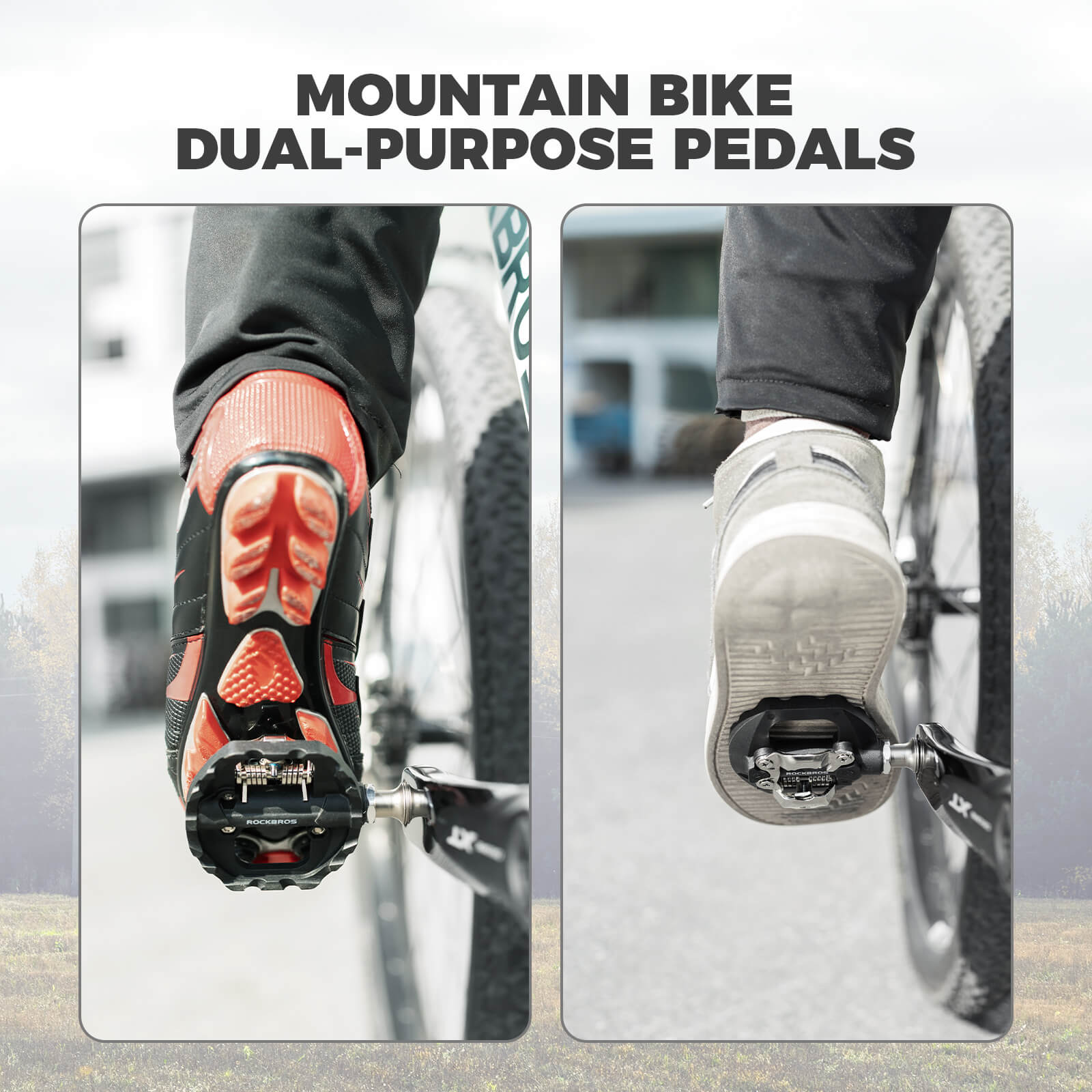 Dual Platform MTB Pedals - Clipless & Flat - OVERLANDERS Outfitter
