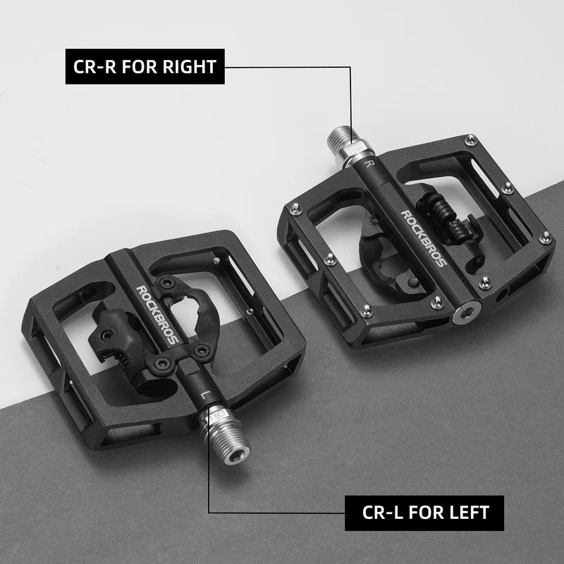 Dual-Use Clipless & Flat Bike Pedals - OVERLANDERS Outfitter