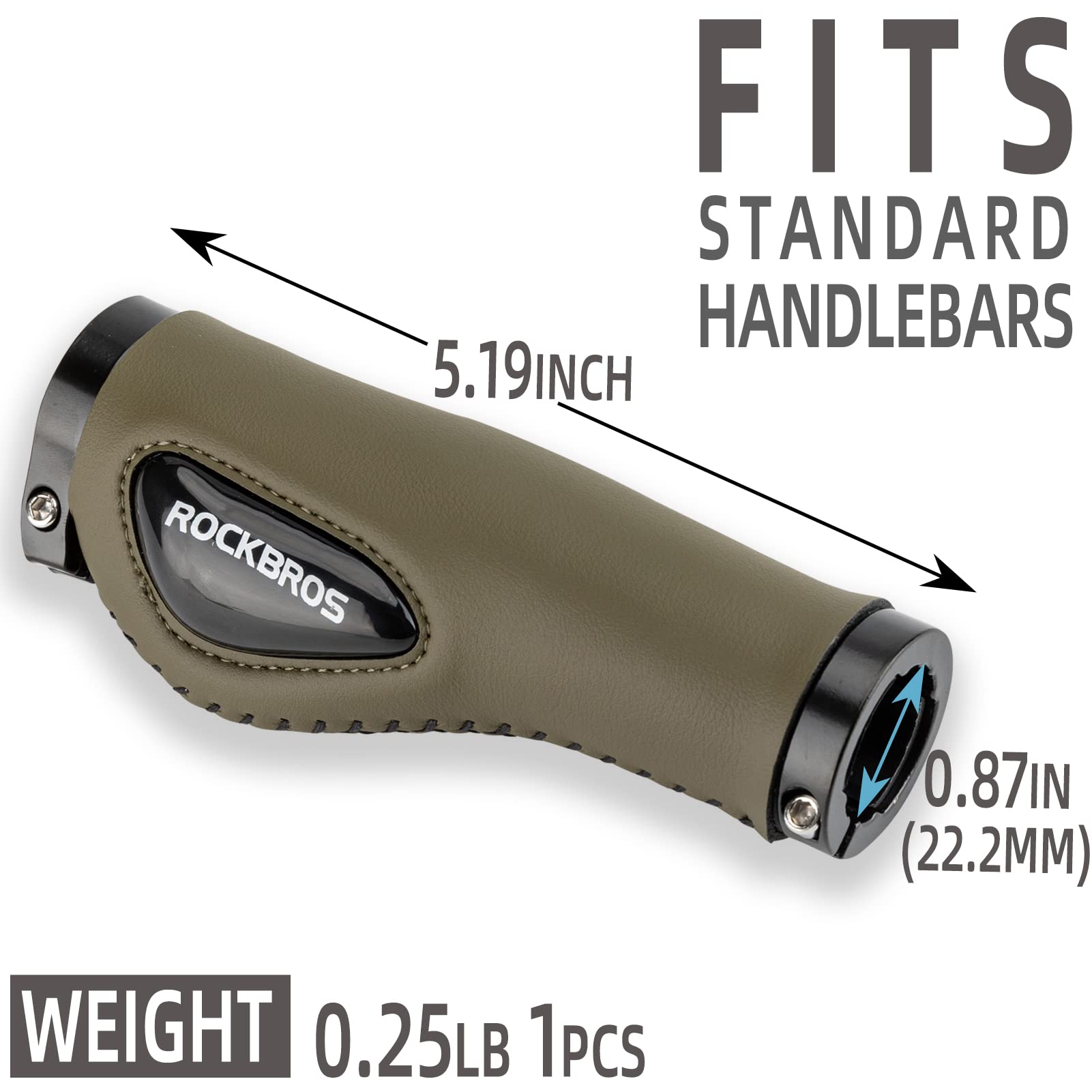 Bike Handle Grips Ergonomics Design Soft Gel Dual Lock - OVERLANDERS Outfitter
