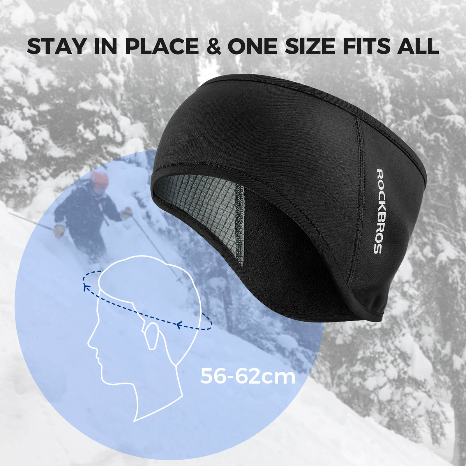 Fleece Ear Warmers Headband - OVERLANDERS Outfitter