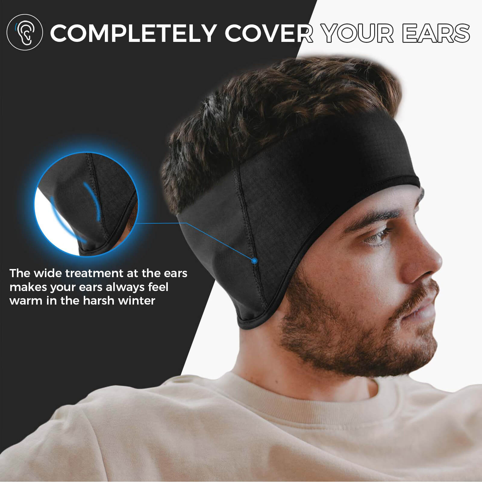 Fleece Ear Warmers Headband - OVERLANDERS Outfitter