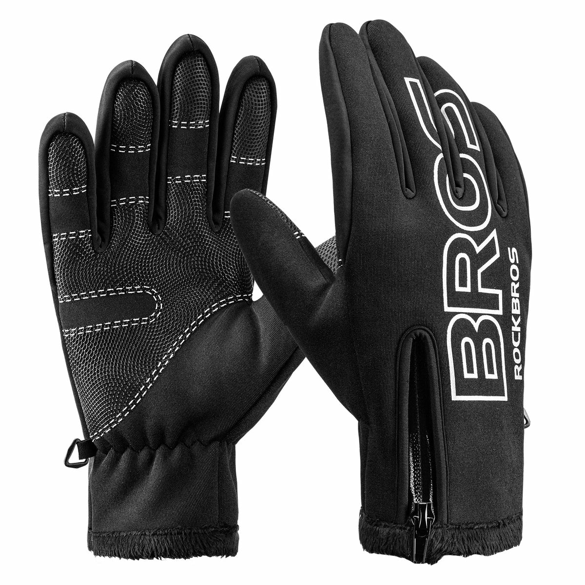 Fleece Touchscreen Cycling Gloves - OVERLANDERS Outfitter