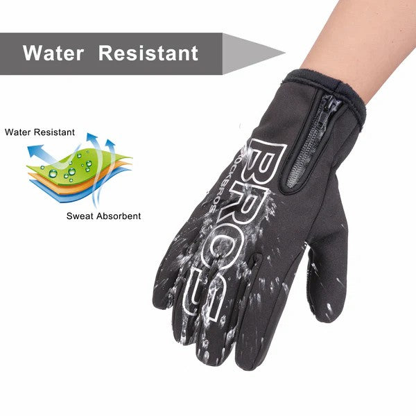 Fleece Touchscreen Cycling Gloves - OVERLANDERS Outfitter