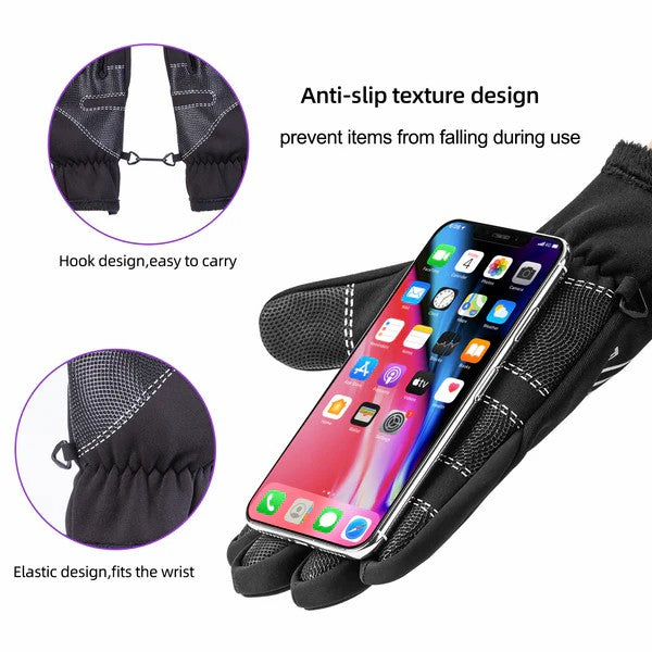 Fleece Touchscreen Cycling Gloves - OVERLANDERS Outfitter