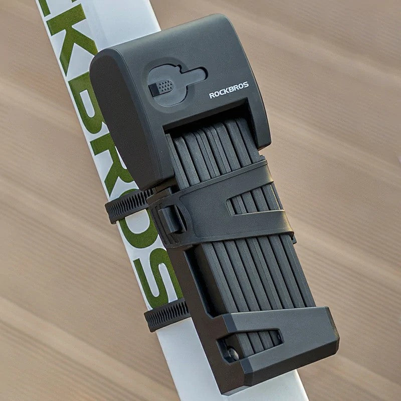 Foldable Smart Bike Lock with Fingerprint Unlock - OVERLANDERS Outfitter