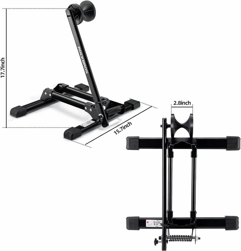 ROCKBROS Foldable Bike Stand Portable Bicycle Rack for Easy Storage - OVERLANDERS Outfitter