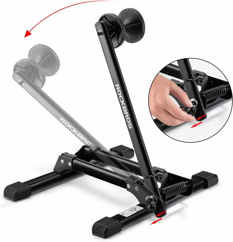 ROCKBROS Foldable Bike Stand Portable Bicycle Rack for Easy Storage - OVERLANDERS Outfitter