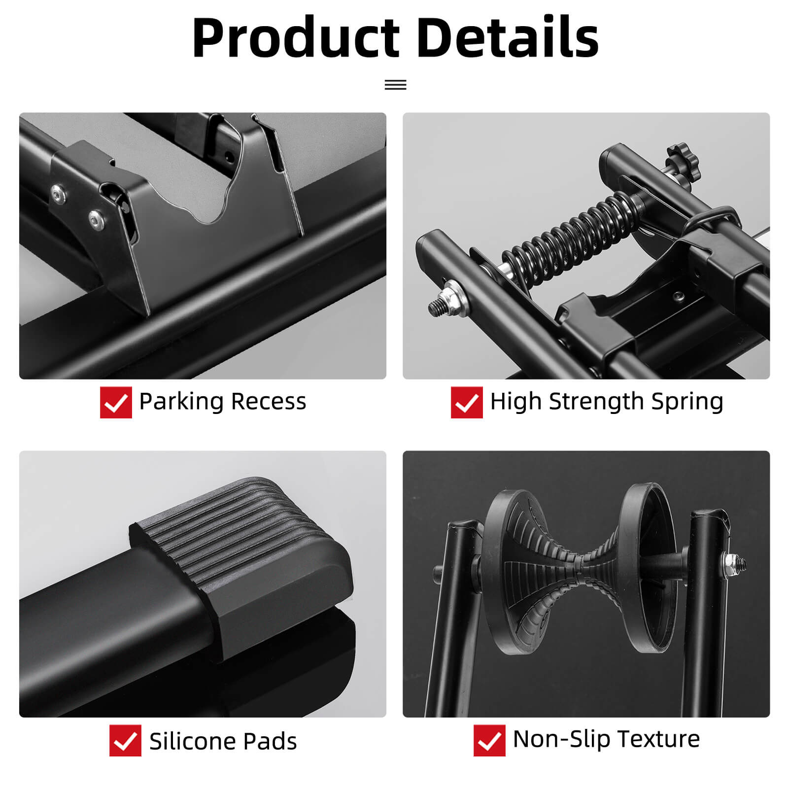 ROCKBROS Foldable Bike Stand Portable Bicycle Rack for Easy Storage - OVERLANDERS Outfitter