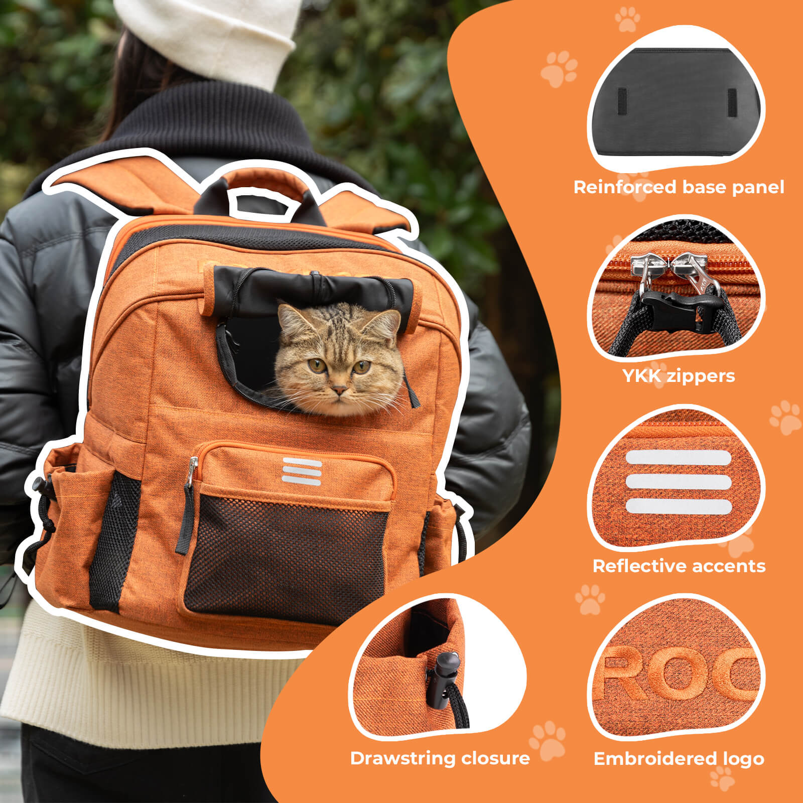 Foldable Pet Handlebar Bike Bag - 21L - OVERLANDERS Outfitter