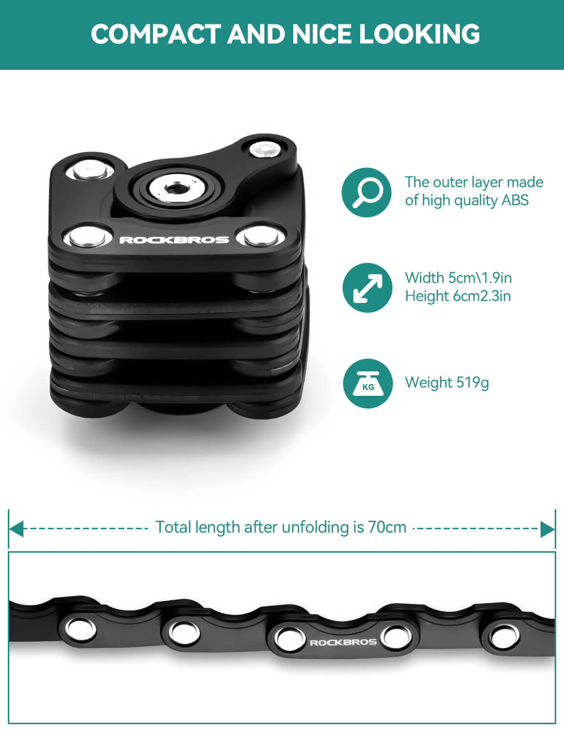 Folding Bike Lock - OVERLANDERS Outfitter