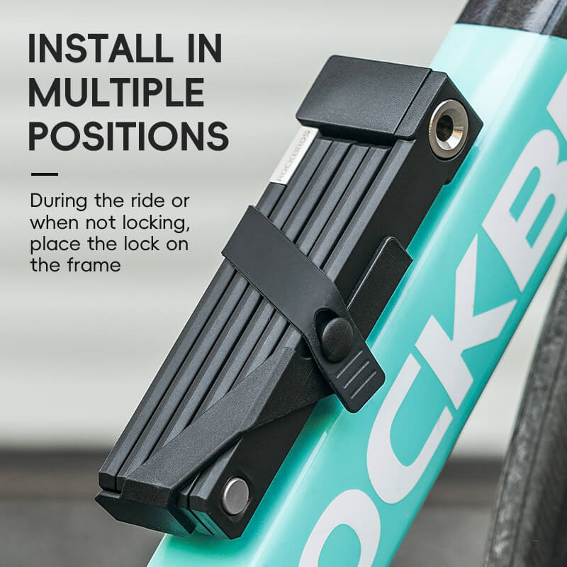 ROCKBROS Folding Bike Lock Key Type Anti-Theft Bicycle Lock - OVERLANDERS Outfitter