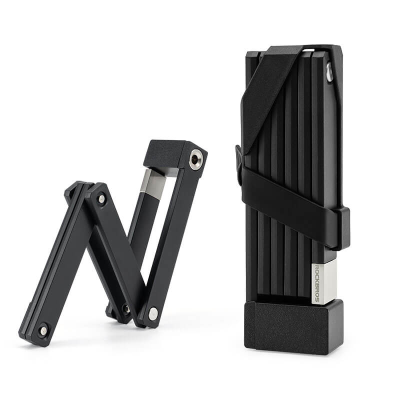 ROCKBROS Folding Bike Lock Key Type Anti-Theft Bicycle Lock - OVERLANDERS Outfitter
