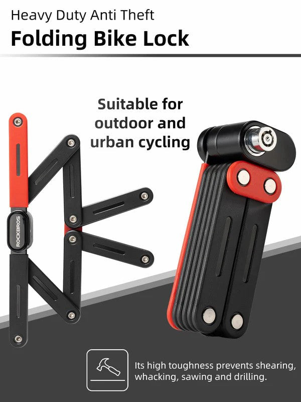 Folding Heavy Duty Anti Theft Bike Lock - OVERLANDERS Outfitter