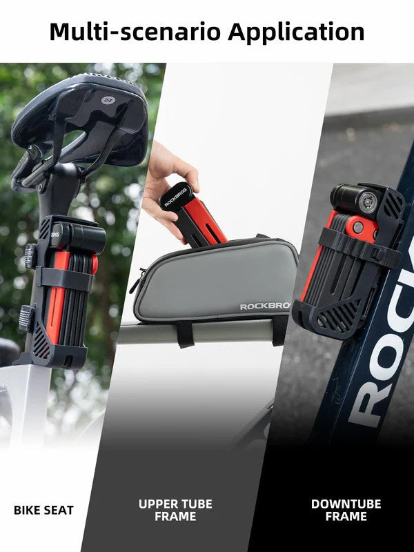 Folding Heavy Duty Anti Theft Bike Lock - OVERLANDERS Outfitter