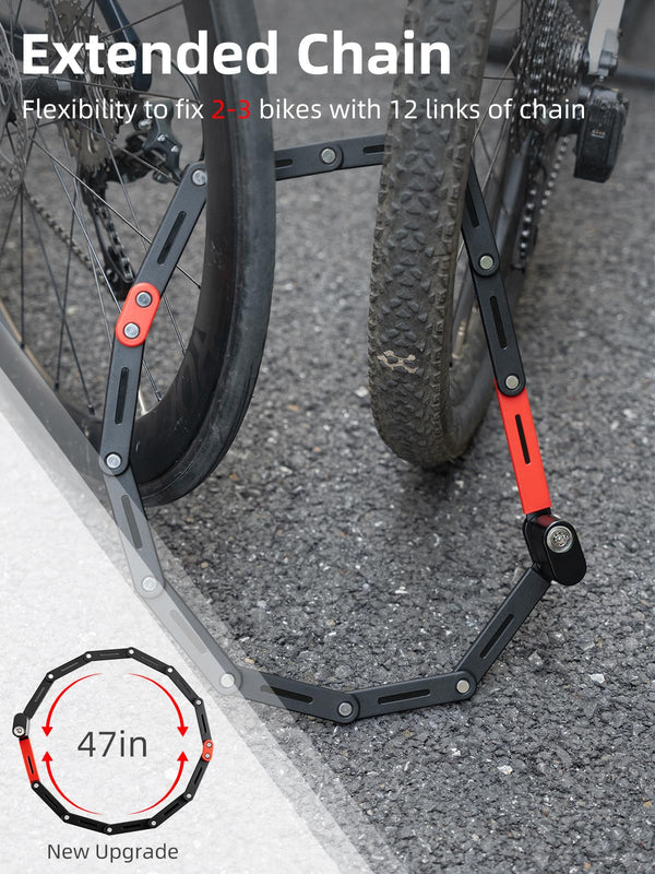 Folding Heavy Duty Anti Theft Bike Lock - OVERLANDERS Outfitter